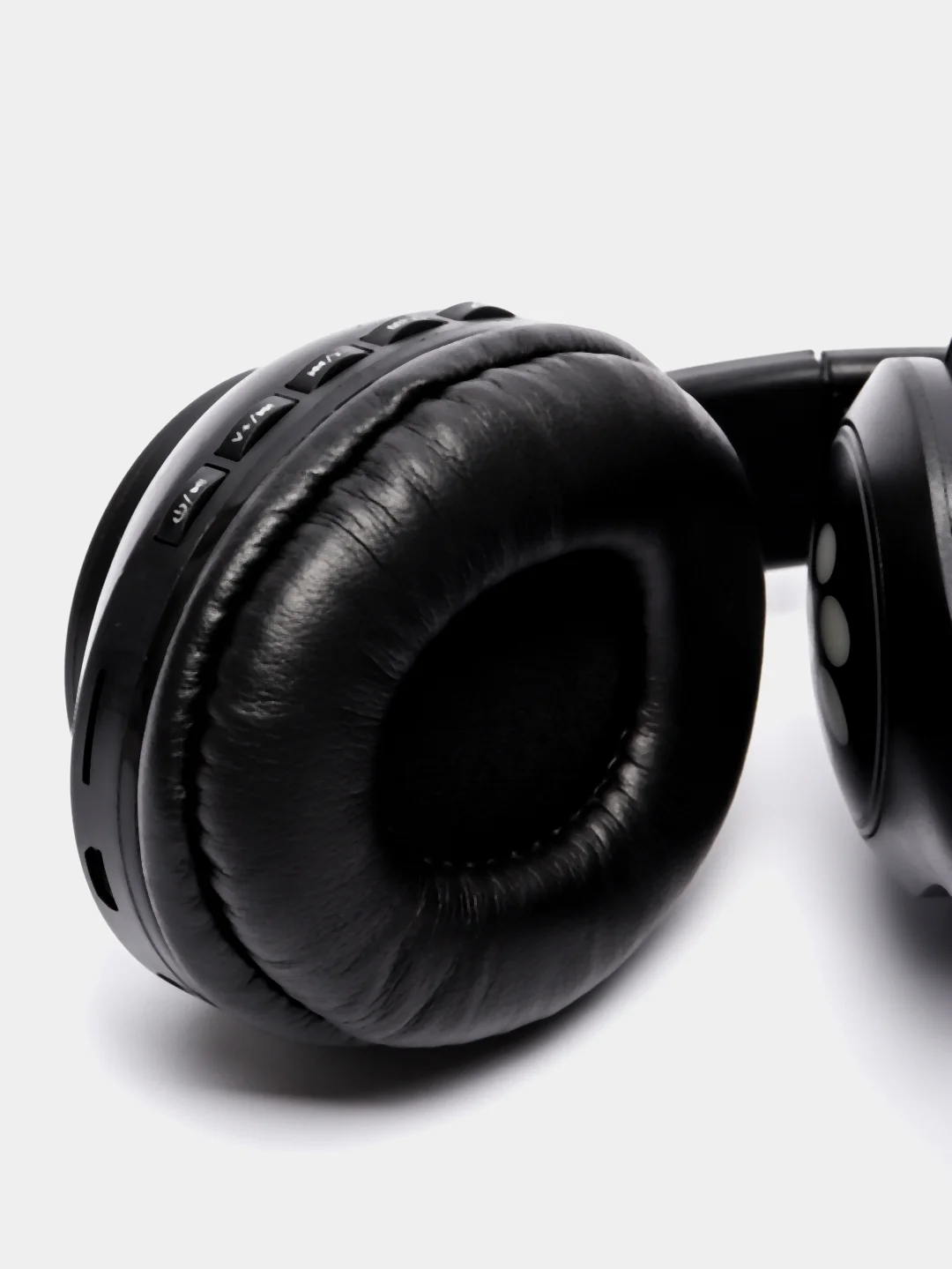 Черный наушники беспроводные Bluetooth, с кошачьими светящимися ушками