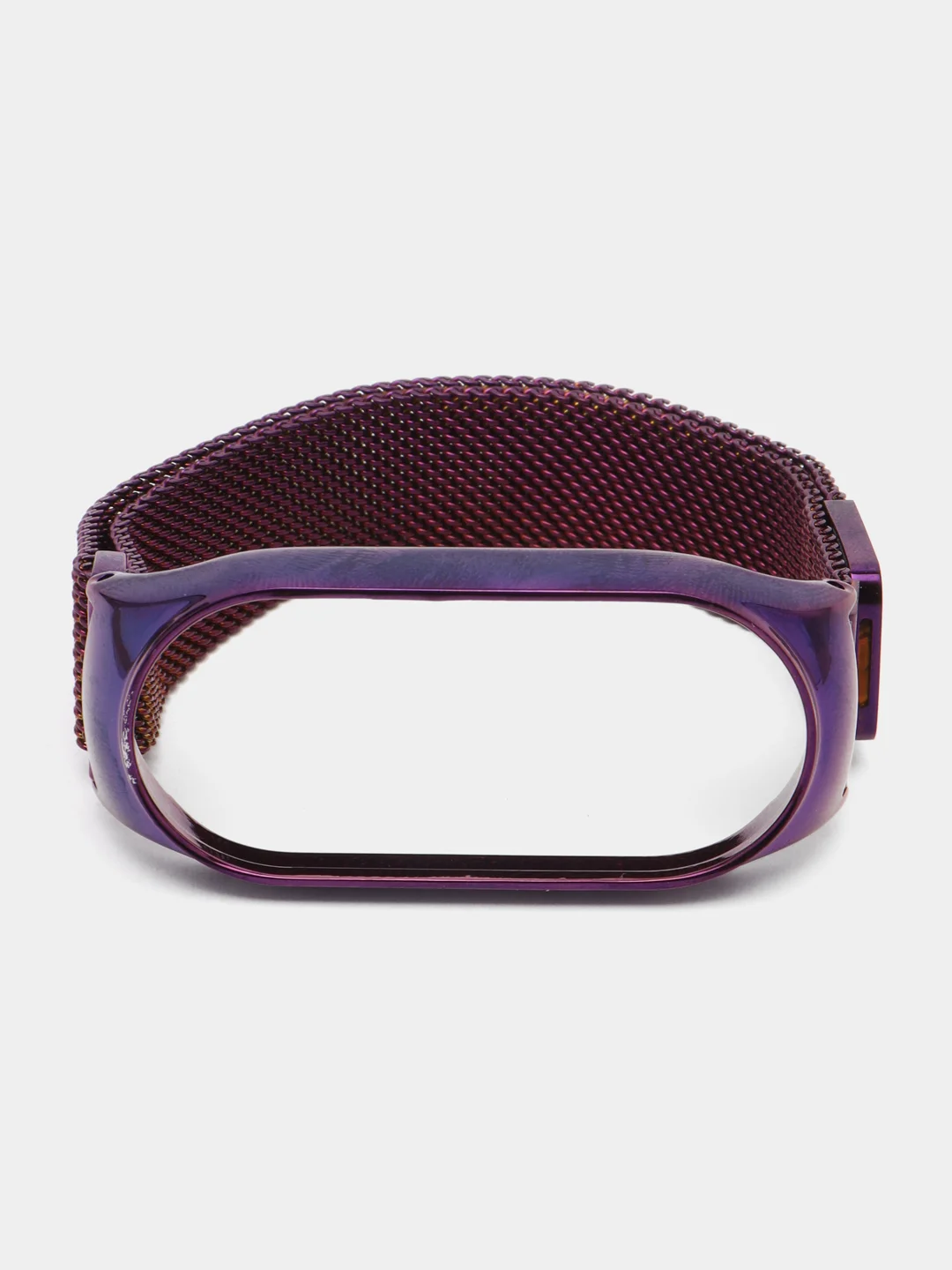 Фиолетовый металлический ремешок для Xiaomi Mi Band 7 миланская петля сяоми ми банд фитнес браслет