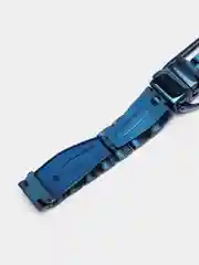 Синий металлический ремешок для Xiaomi Mi Band 7 стальной фитнес браслет