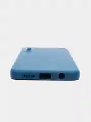 Синий силиконовый чехол Samsung Galaxy A50, A50s, A30s (Самсунг Галакси А50, А30С), прозрачный