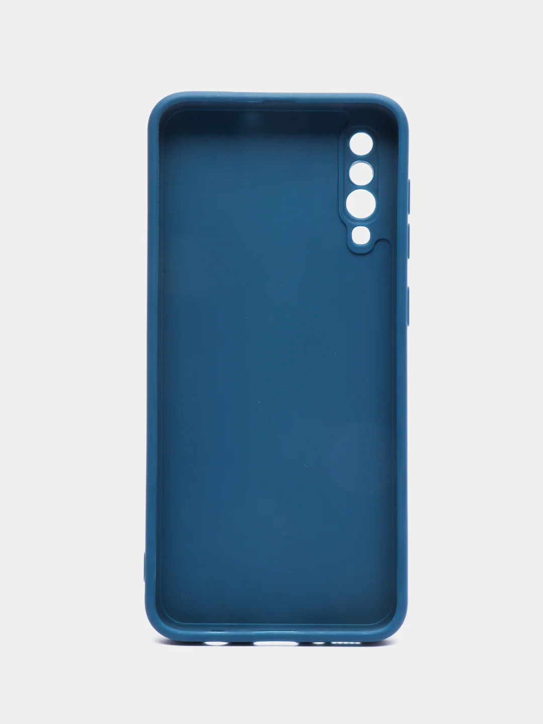 Синий силиконовый чехол Samsung Galaxy A50, A50s, A30s (Самсунг Галакси А50, А30С), прозрачный