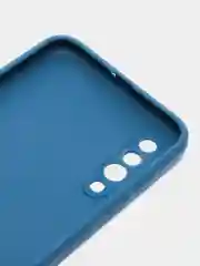 Синий силиконовый чехол Samsung Galaxy A50, A50s, A30s (Самсунг Галакси А50, А30С), прозрачный