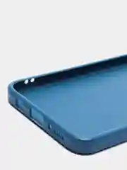 Синий силиконовый чехол Samsung Galaxy A50, A50s, A30s (Самсунг Галакси А50, А30С), прозрачный