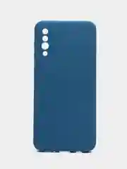 Синий силиконовый чехол Samsung Galaxy A50, A50s, A30s (Самсунг Галакси А50, А30С), прозрачный