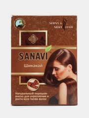 Аюрведический порошок для волос SANAVI (Санавай) "Шикакай", 100 г
