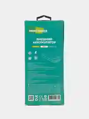 Белый внешний аккумулятор More choice, 20000 mah, PB33-20 с фонариком
