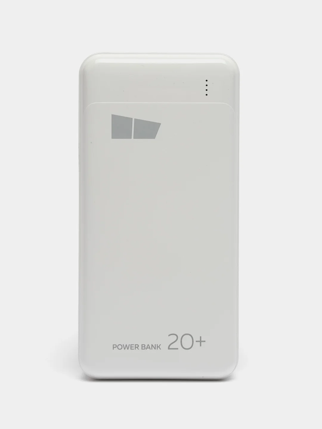 Белый внешний аккумулятор More choice, 20000 mah, PB33-20 с фонариком