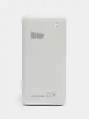 Белый внешний аккумулятор More choice, 20000 mah, PB33-20 с фонариком