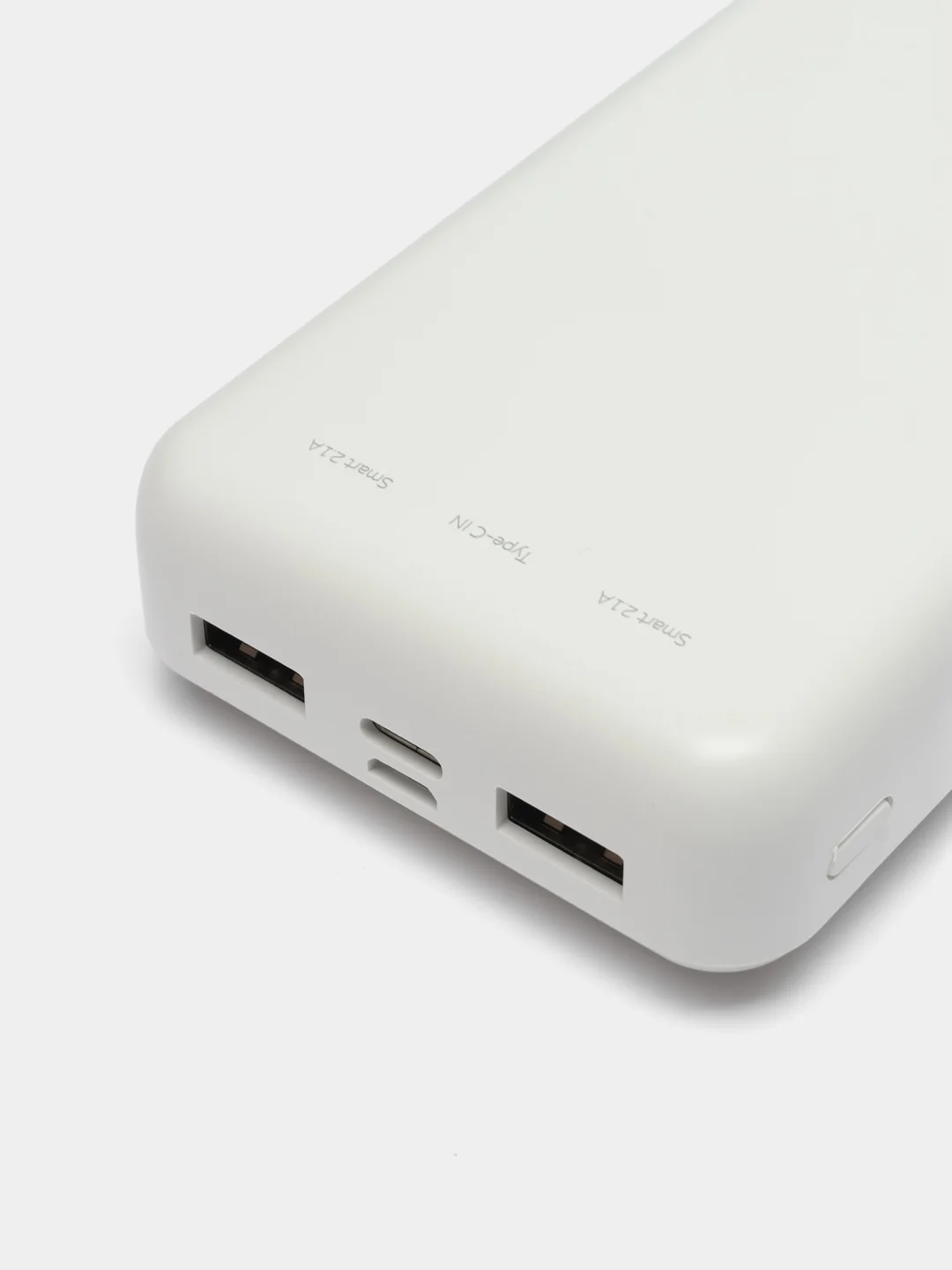 Белый внешний аккумулятор More choice, 20000 mah, PB33-20 с фонариком