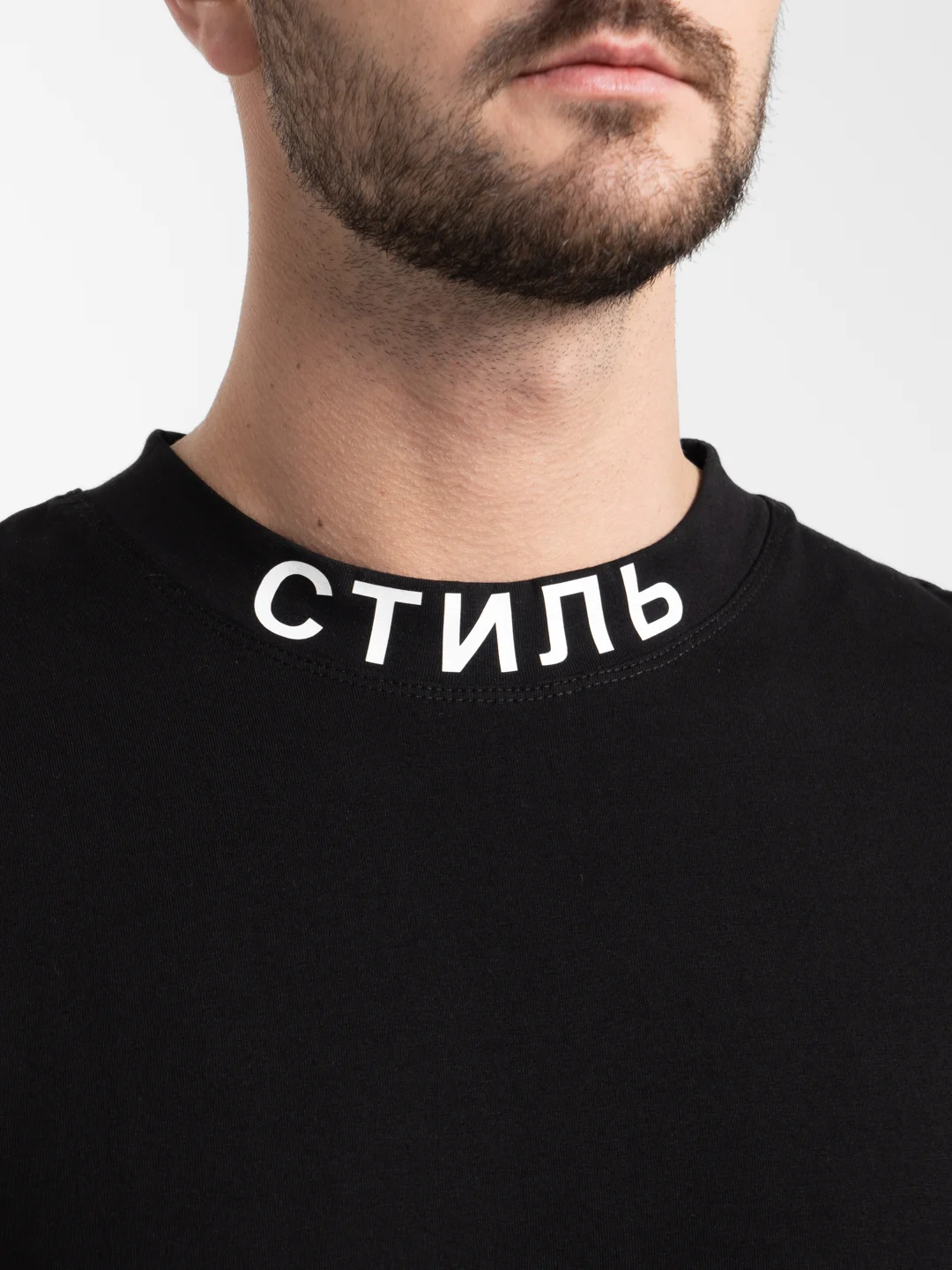 Черный мужская футболка оверсайз "Стиль", унисекс