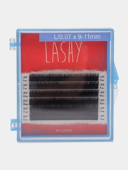 Ресницы  для наращивания чёрные "Lashy", микс, 6 линий