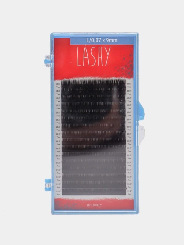 Ресницы для наращивания Lashy, чёрные, 16 линий