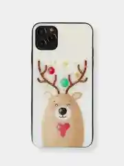 Алый чехол накладка c новогодним рисунком принтом картинкой для iPhone 11 pro max 11 pro xs max