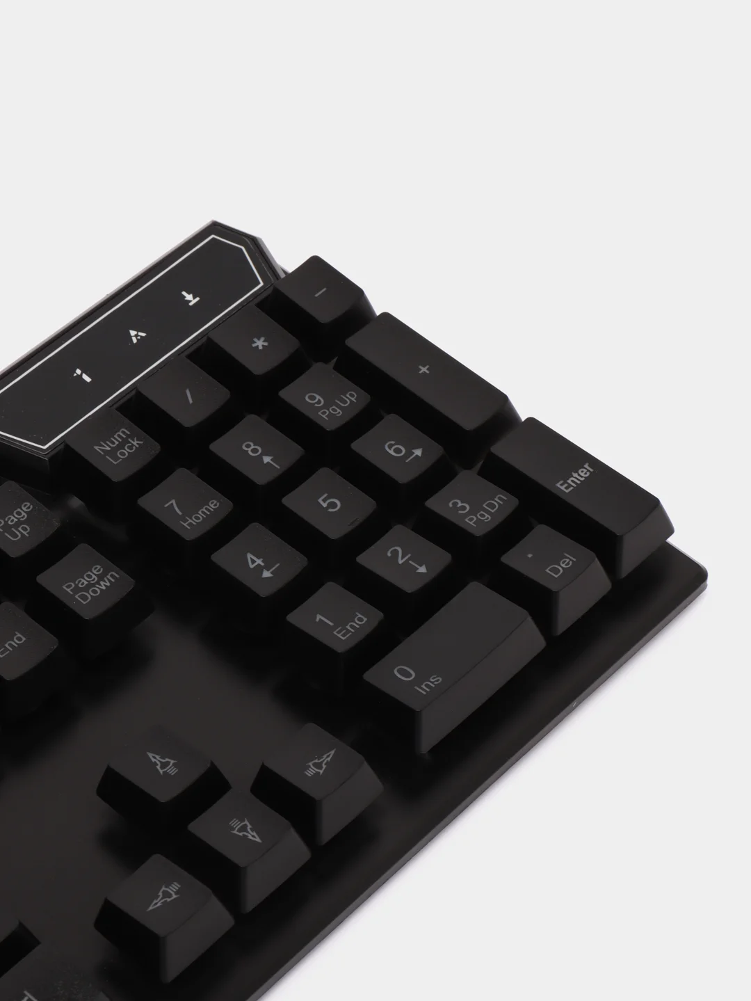 Черный клавиатура игровая V4, с подсветкой, USB-проводная