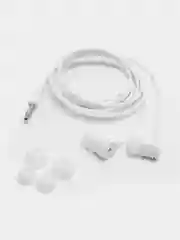Серебряный наушники с микрофоном Borofone с разъёмом 3.5 Jack
