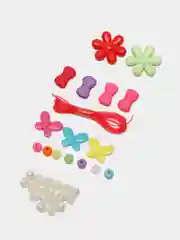 Фиолетовый набор для рукоделия, плетение из бисера
