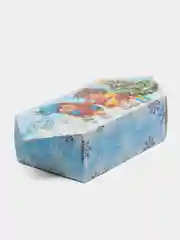 Голубой новогодняя коробка конфета