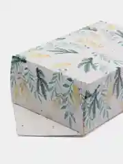 Бирюзовый новогодняя коробка конфета