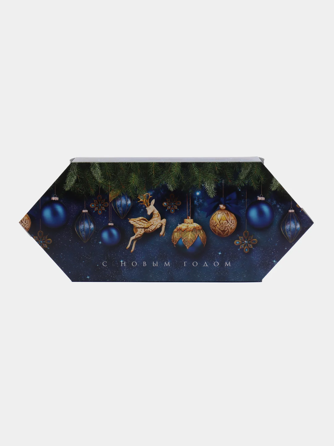Индиго новогодняя коробка конфета