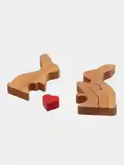 Декоративные зайцы, деревянные