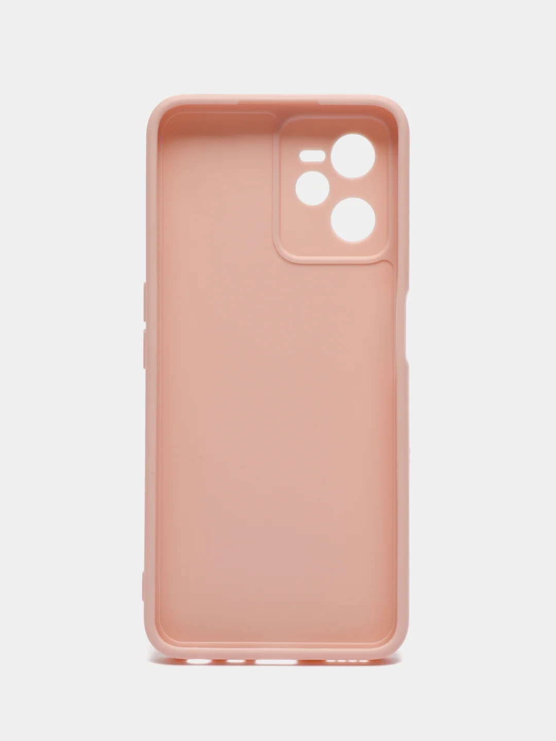 Розовый чехол для Realme C35 (Реалми С35), прозрачный
