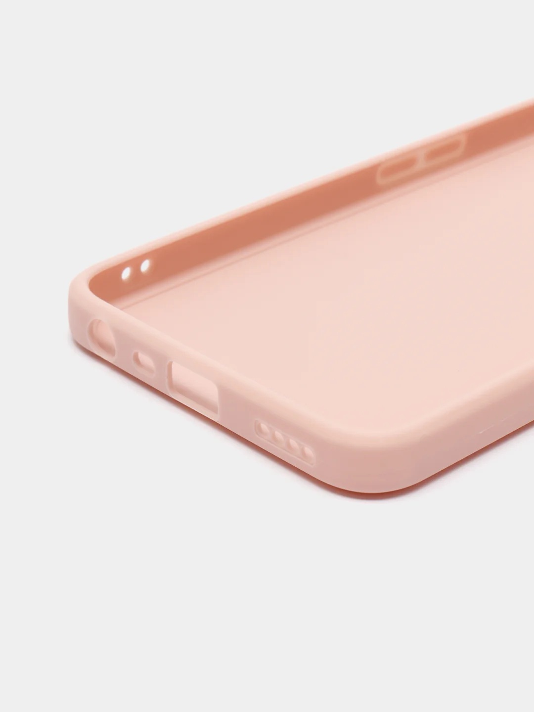 Розовый чехол для Realme C35 (Реалми С35), прозрачный