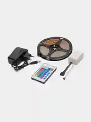 Светодиодная лента LED SMD 5050, 5 м, с пультом