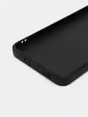 Черный чехол для Samsung Galaxy A33 5G (Самсунг Галакси А33), прозрачный, черный с защитой камеры