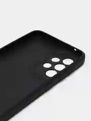 Черный чехол для Samsung Galaxy A33 5G (Самсунг Галакси А33), прозрачный, черный с защитой камеры