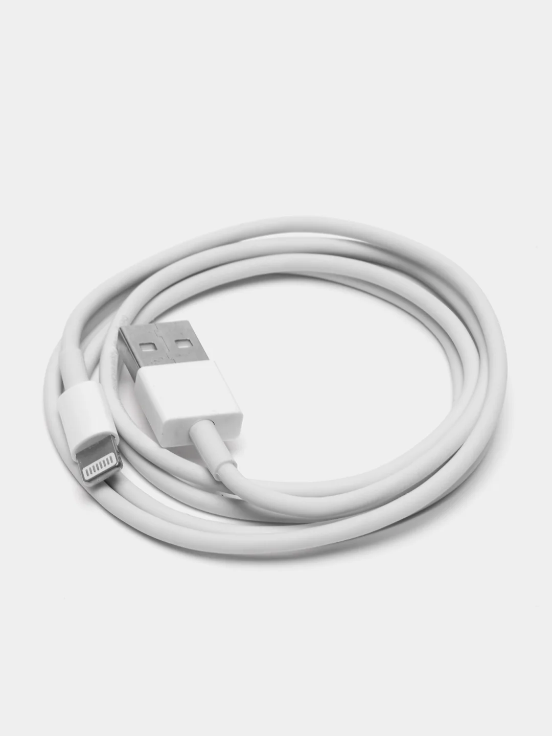 Кабель для зарядки iPhone 5, 6, 7, 8, X, 11,12,13,14, iPad, lightning-usb, 1 метр