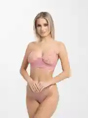 Коралловый меланж комплект женского нижнего белья
