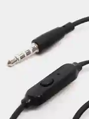 Тёмно-серый наушники внутриканальные, вакуумные с разъёмом 3.5 Jack