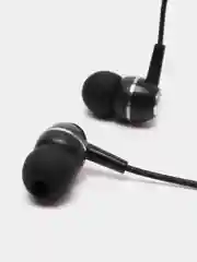 Хром наушники внутриканальные, вакуумные с разъёмом 3.5 Jack