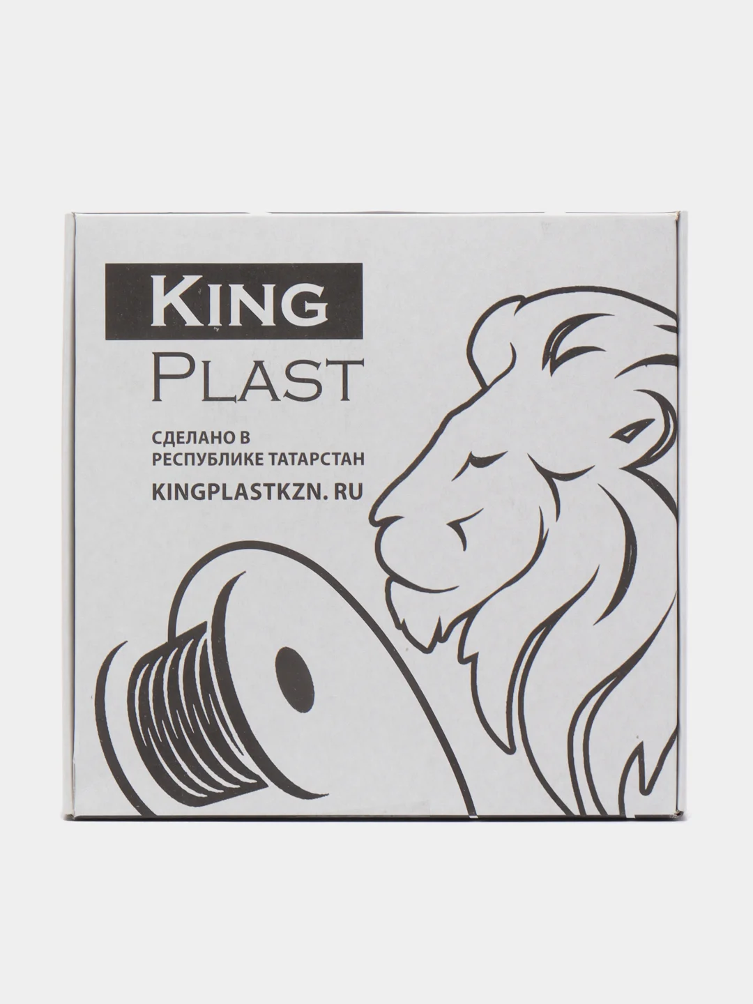 Черный пластик для 3D принтера PETG KingPlast, 1 кг