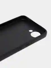 Угольный чехол Realme С30 Реалми  С30 силиконовый, матовый, черный