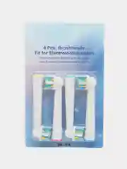 Бежевый насадки для электрической зубной щетки Oral B/ для зубных щёток Oral-b,  набор из 4 шт