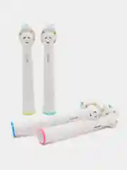 Бежевый насадки для электрической зубной щетки Oral B/ для зубных щёток Oral-b,  набор из 4 шт