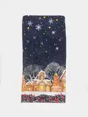 Индиго полотенце кухонное из рогожки "Новый год"