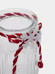 Банка стеклянная, для сыпучих продуктов, новогодняя