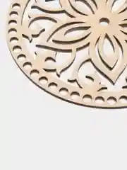 Белый деревянная заготовка для шкатулок и корзинок