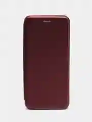 Багровый чехол-книжка для Infinix NOTE 11 Pro (Инфиникс Нот 11 Про)