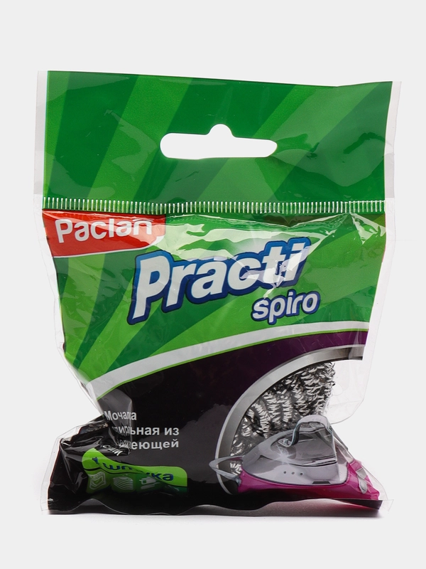 Мочалка для посуды PACLAN Practi Spiro металл