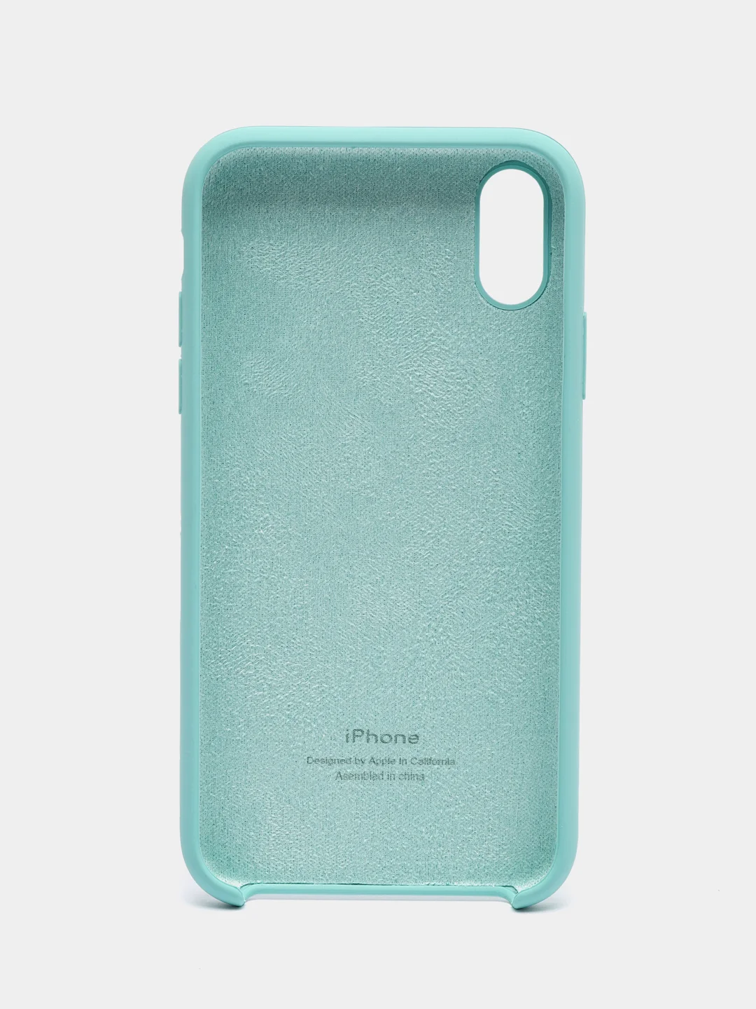 Бирюзовый чехол для iPhone (Айфон) 11, 12, 13, 14, XR, 7, 8, 7/8 Plus, SE, XS, X, XR, Pro Max