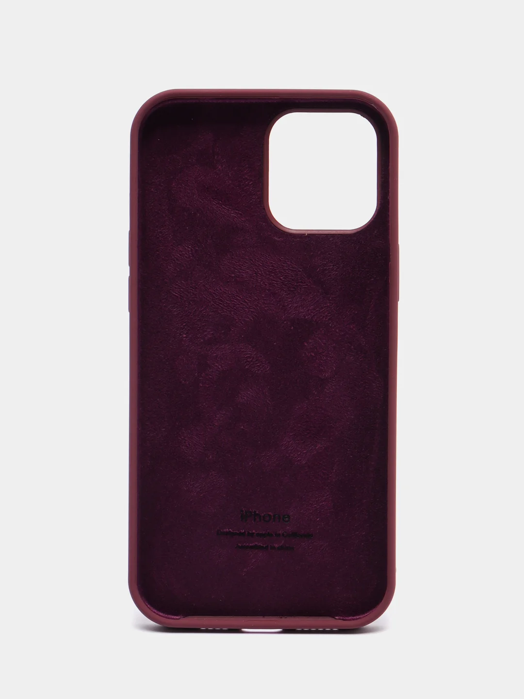 Бордовый чехол для iPhone (Айфон) 11, 12, 13, 14, XR, 7, 8, 7/8 Plus, SE, XS, X, XR, Pro Max