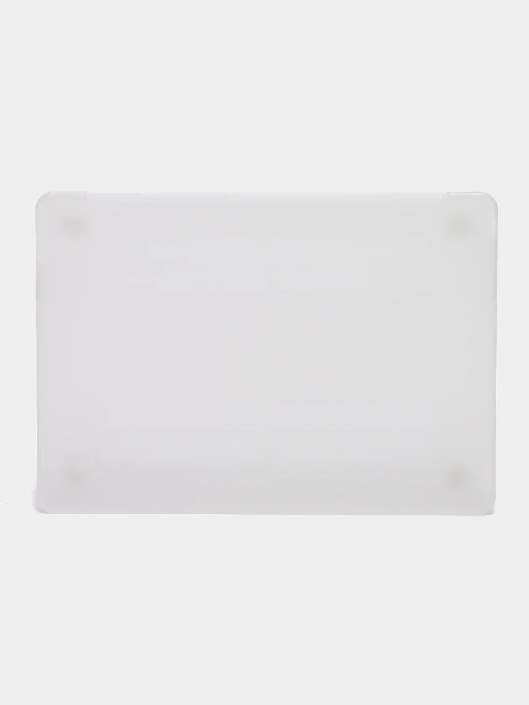 Белый чехол-накладка полупрозрачная для ноутбука Apple Macbook