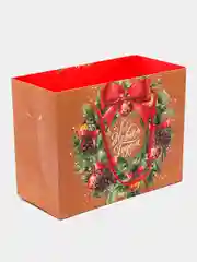 Карамельный новогодняя коробка-пакет