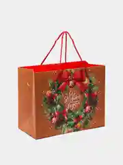 Карамельный новогодняя коробка-пакет