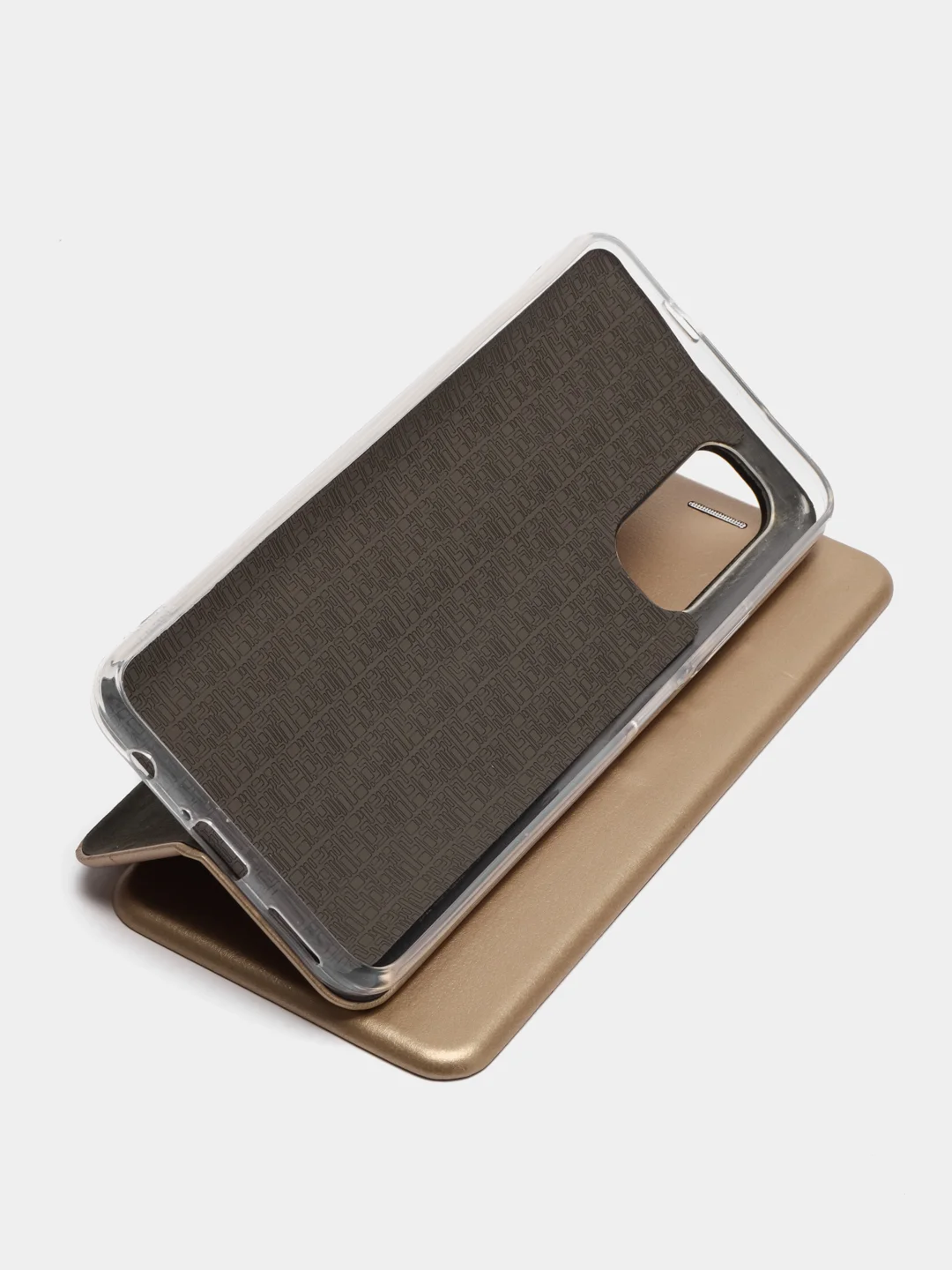 Золотой чехол книжка Tecno Pova 3