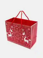 Коралловый новогодняя коробка-пакет