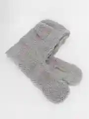 Серый шапка-капюшон, утеплённая, зима-осень, плюшевая с ушками, накидка-медведь, капор